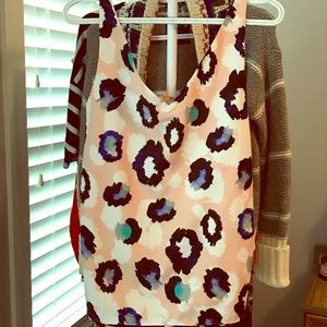 Banana Republic leopard print tank